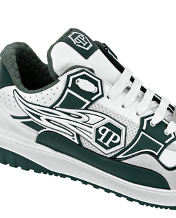 Biało-zielone sneakersy Hexagon - Image #2