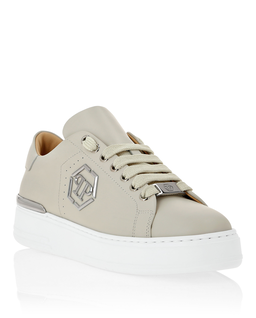 Beżowe sneakersy Hexagon - Image #1