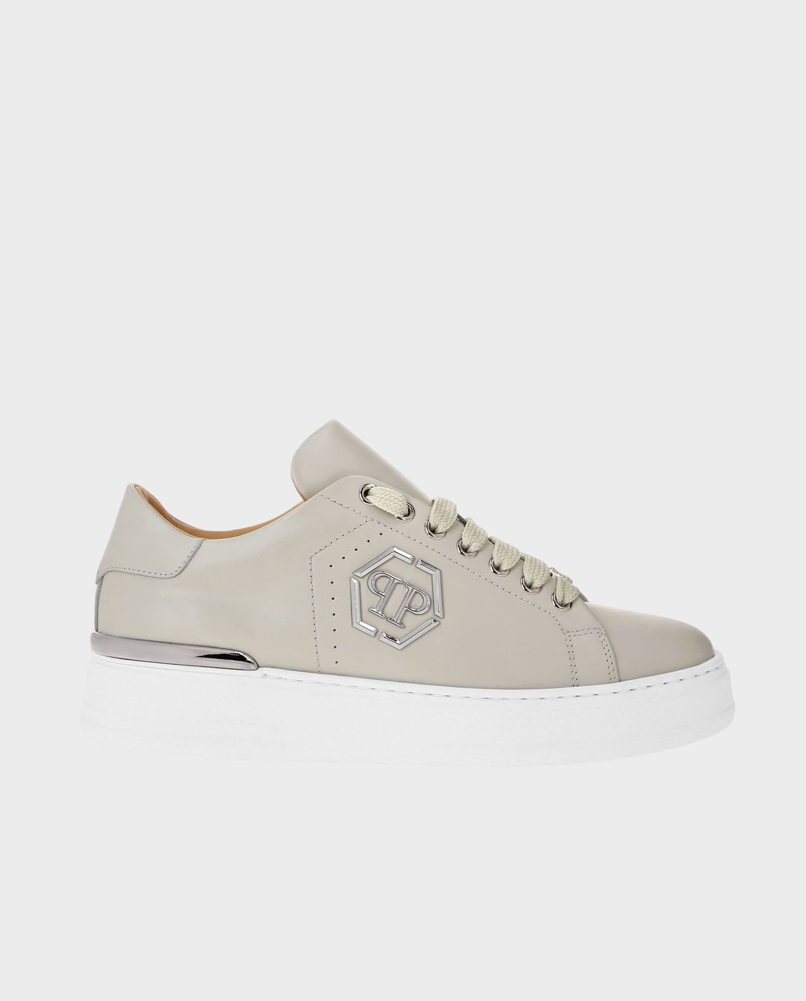 Beżowe sneakersy Hexagon - Image #0