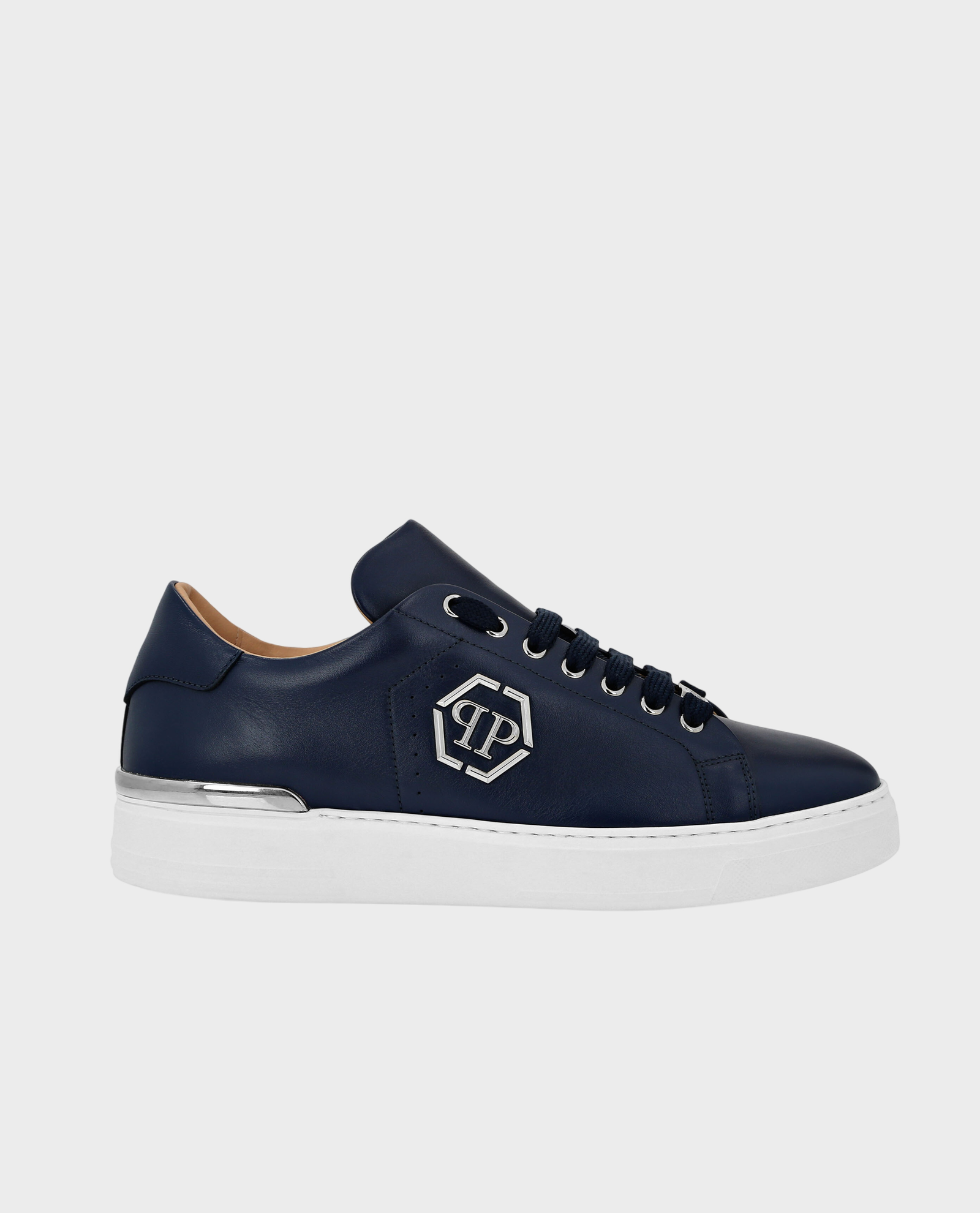 Granatowe sneakersy Hexagon - Image #0