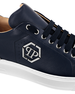 Granatowe sneakersy Hexagon - Image #4