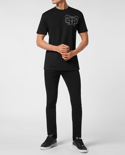 Czarny t-shirt z logo - Image #2
