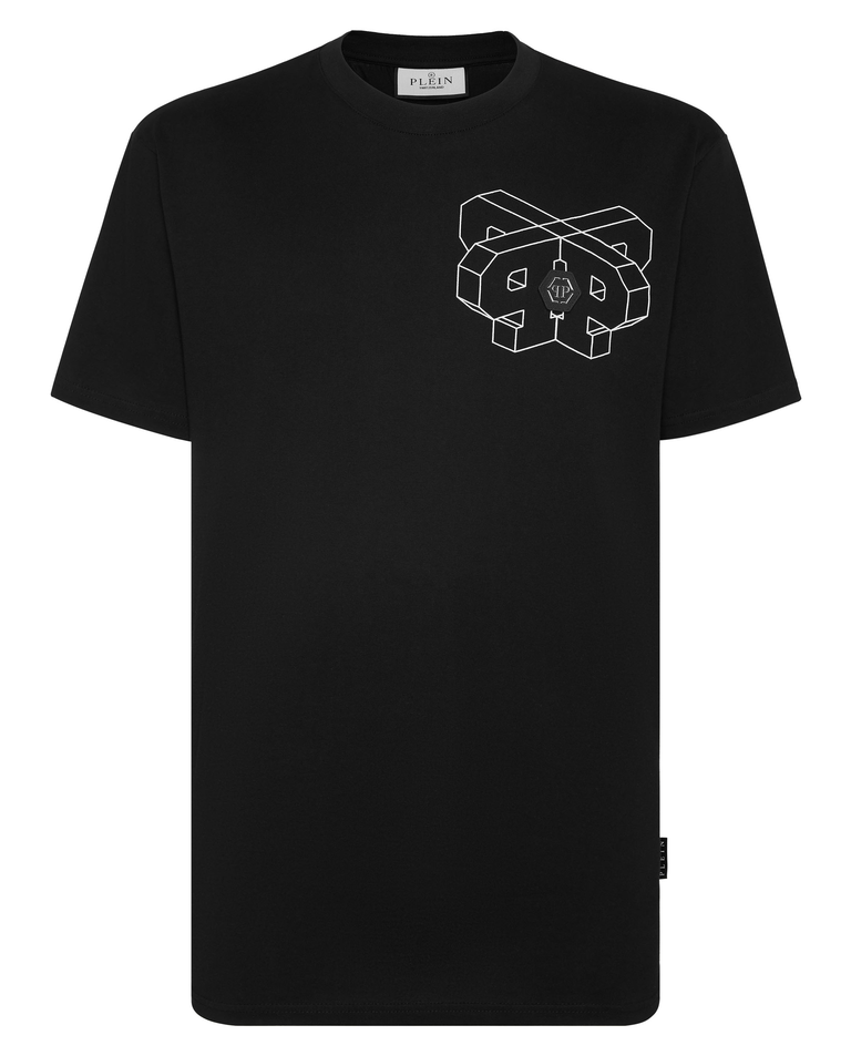 Czarny t-shirt z logo - Image #5