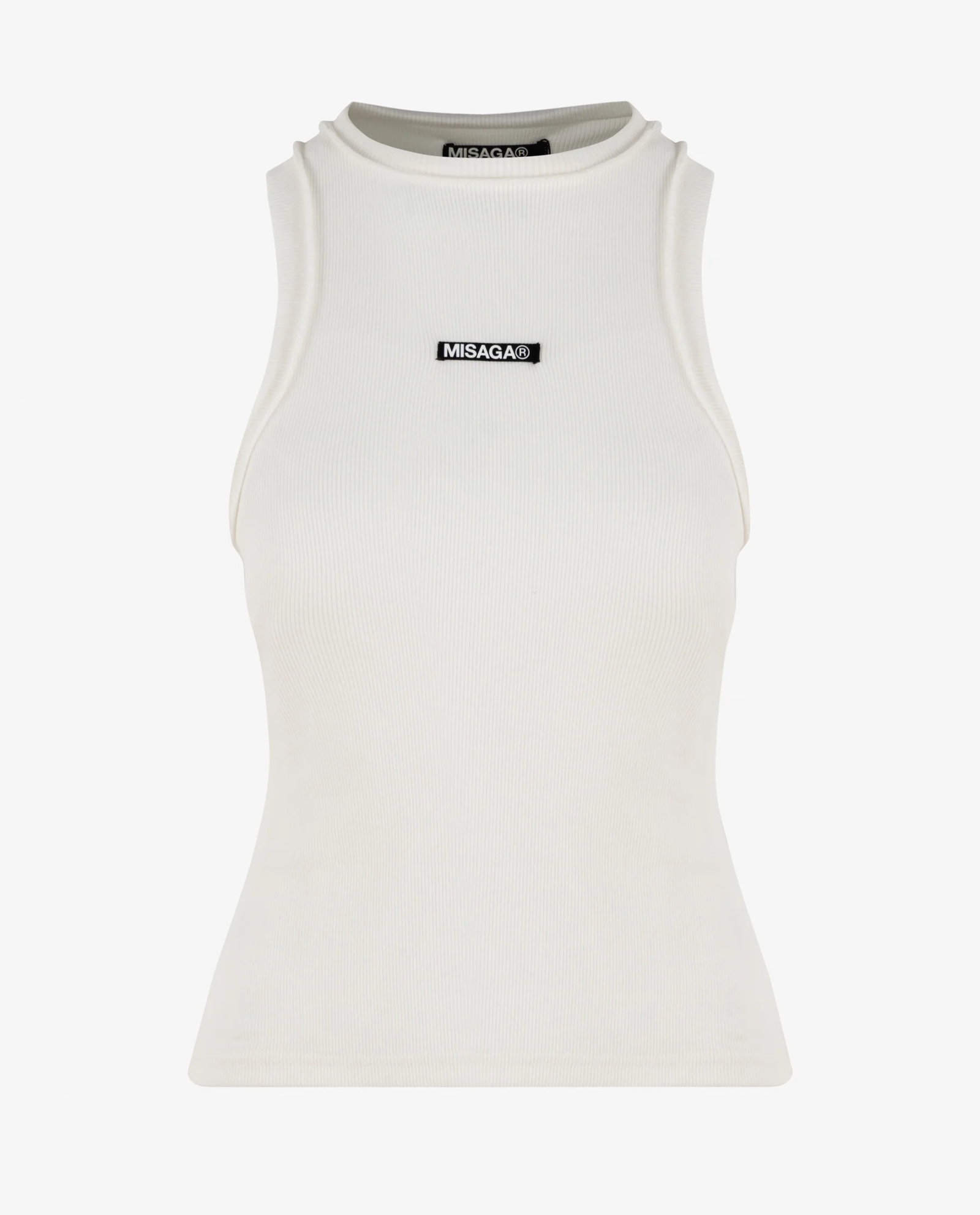 Biały tank top Core Rib - Image #3
