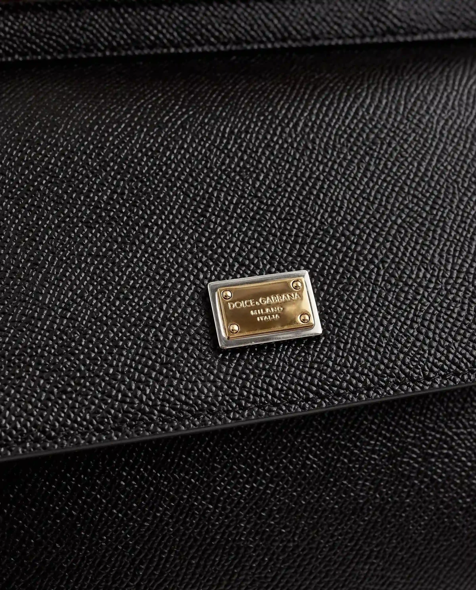 Czarna skórzana torebka do ręki Sicily Medium - Image #5