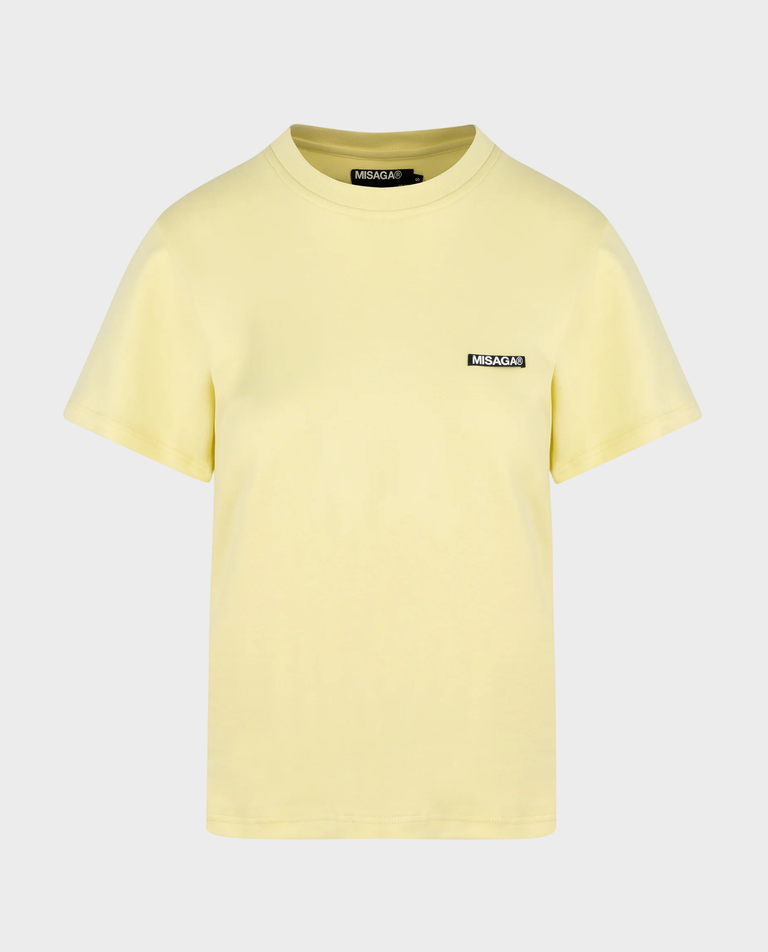 Żółty t-shirt z logo Horizon
