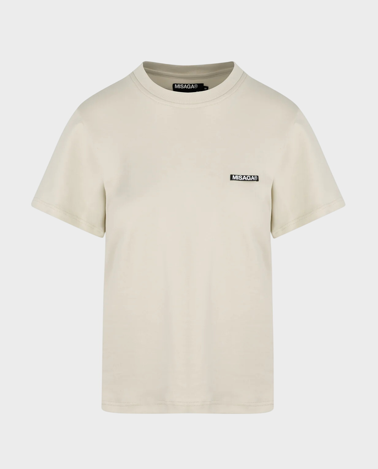 Beżowy t-shirt z logo Horizon - Image #0