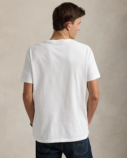 Biały t-shirt Polo Bear Custom Slim Fit - Image #5