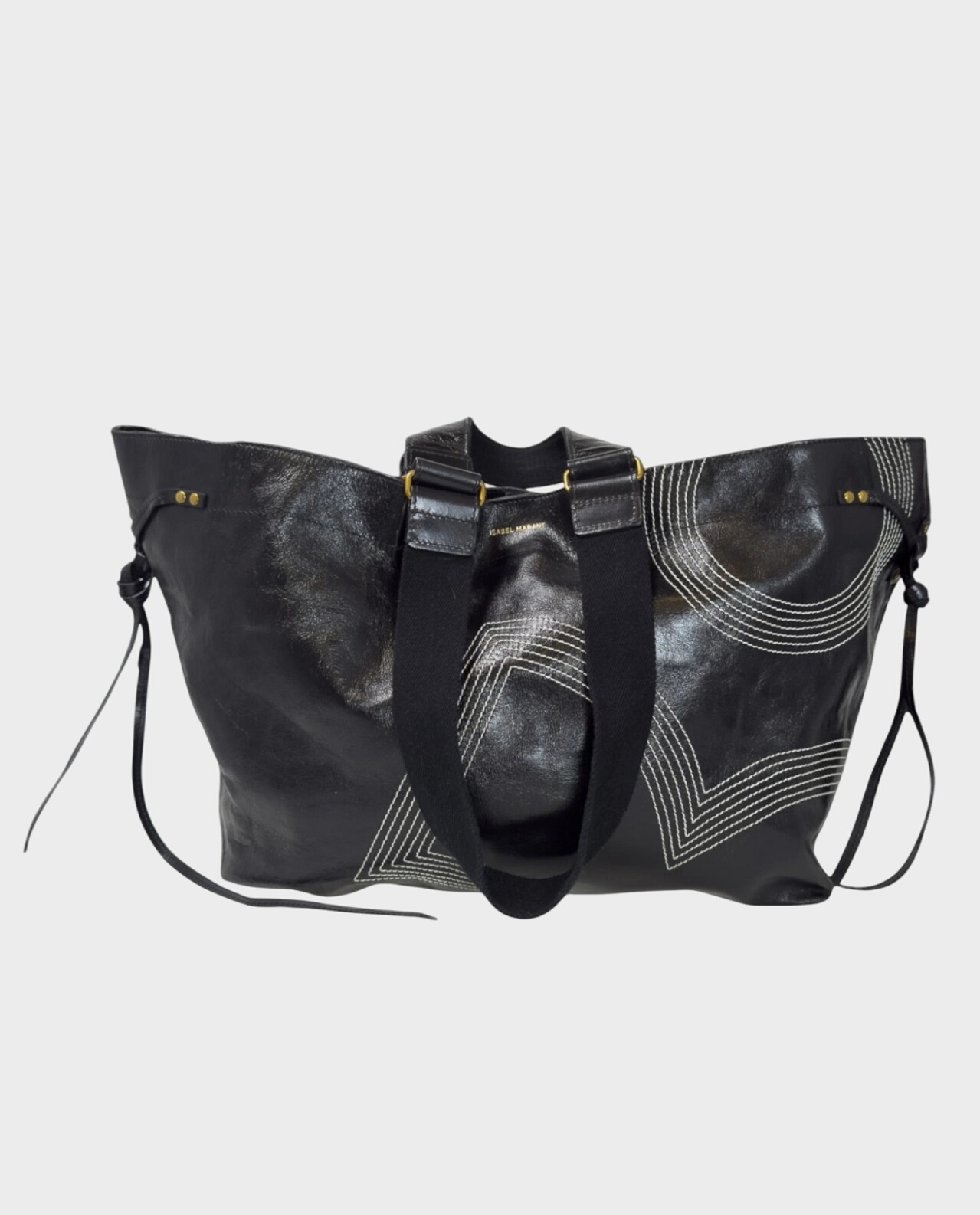 Czarna torba typu shopper - Image #0