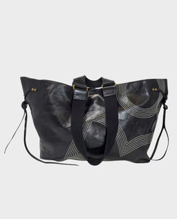 Czarna torba typu shopper - Image #0