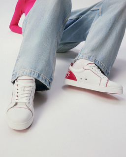 Biało-różowe sneakersy Louise Junior - Image #1