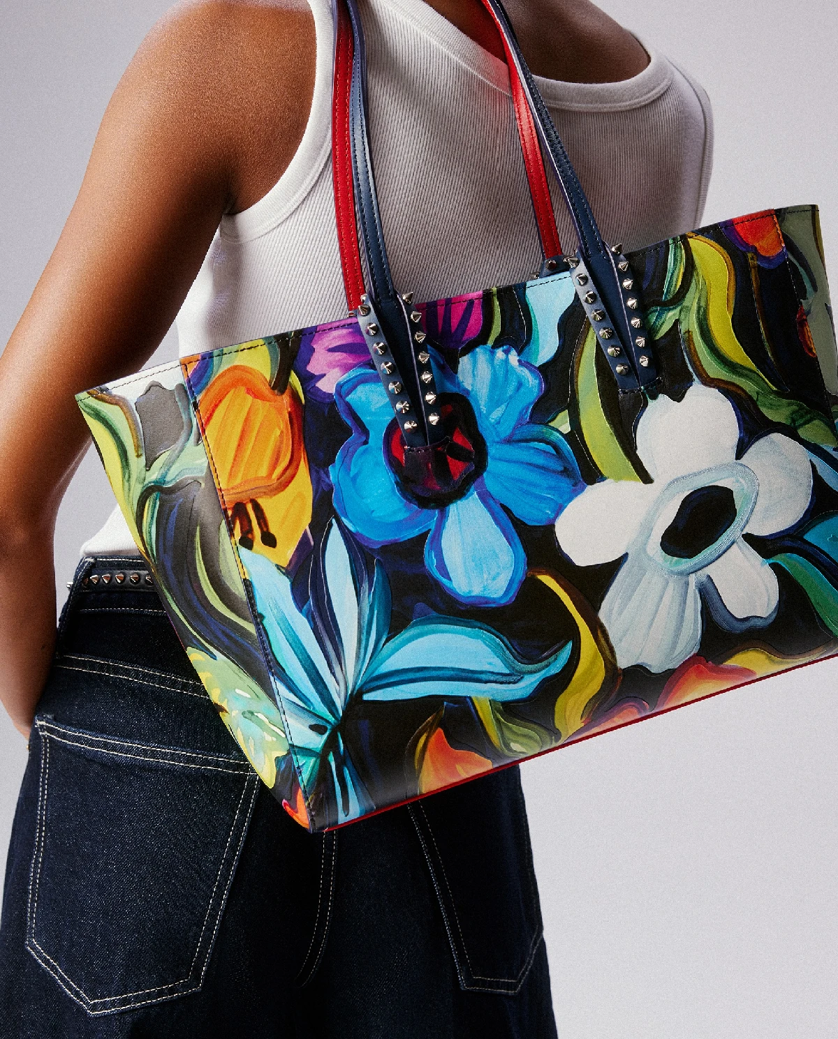 Torba w kwiatowy print Cabata Small - Image #1