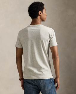 Szara bawełniana koszulka Slim Fit - Image #3