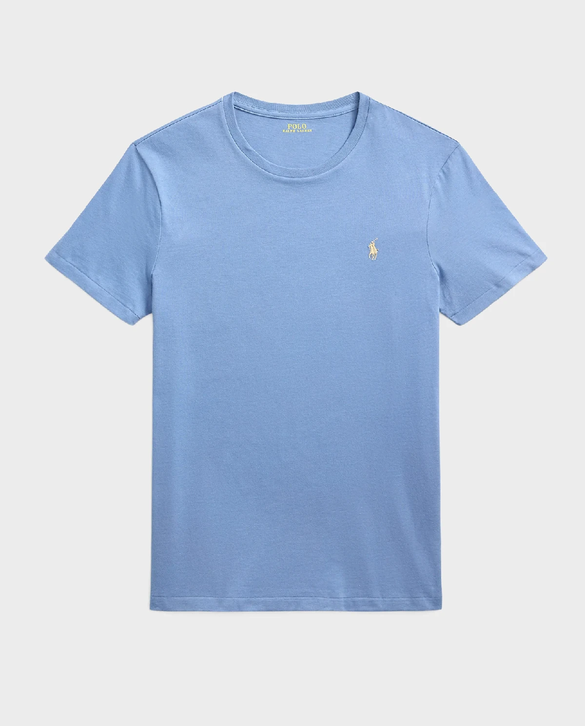 Niebieska bawełniana koszulka Slim Fit - Image #1