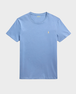 Niebieska bawełniana koszulka Slim Fit - Image #1