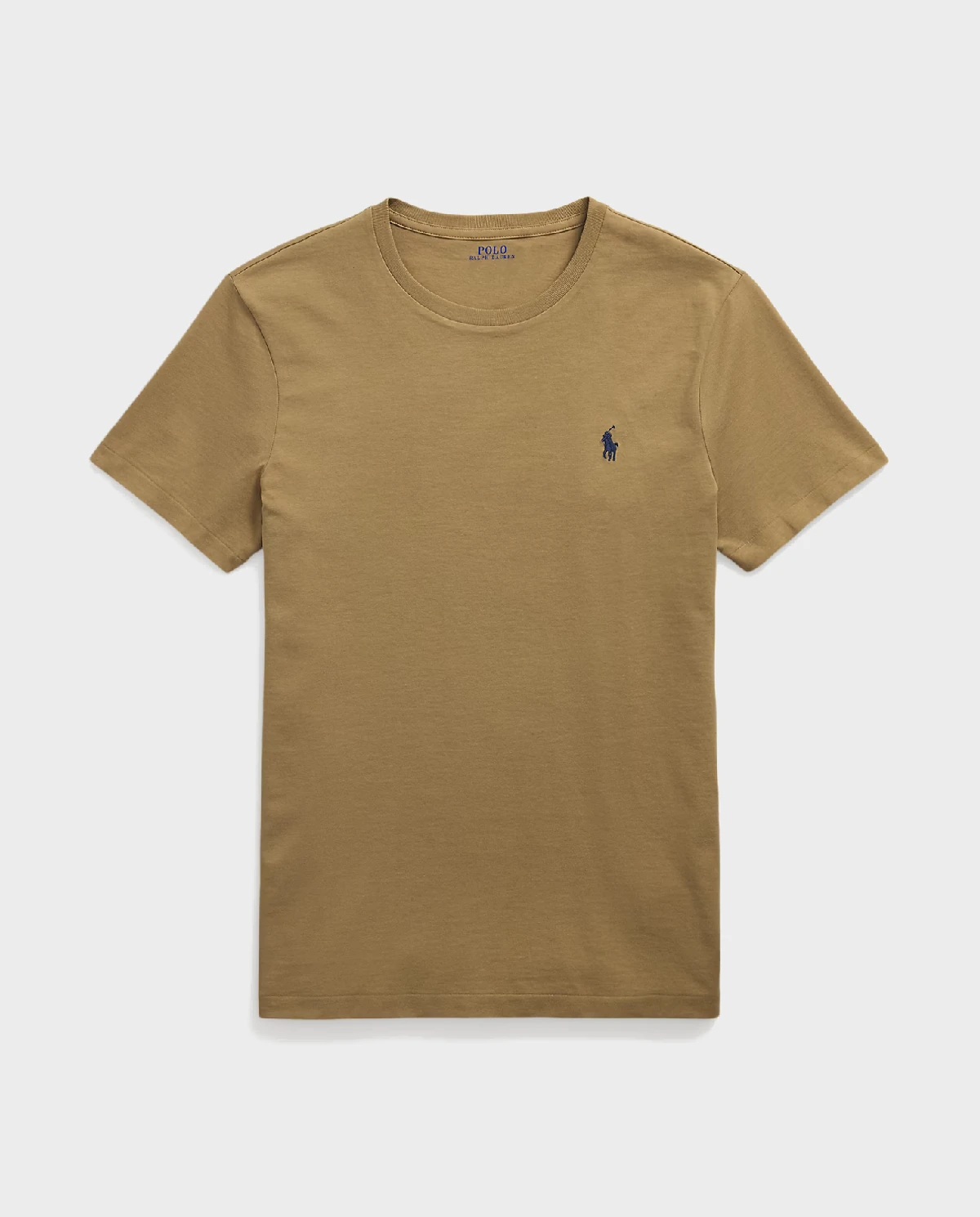 Beżowa bawełniana koszulka Slim Fit - Image #1