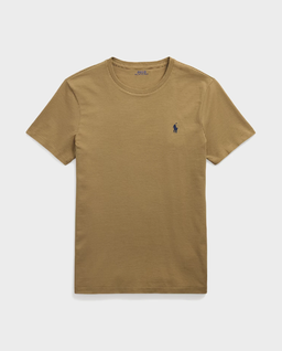 Beżowa bawełniana koszulka Slim Fit - Image #1