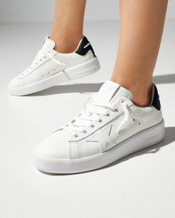 Białe skórzane sneakersy Purestar - Image #1