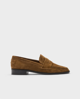 Zamszowe loafersy Airola - Image #0