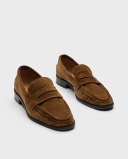 Zamszowe loafersy Airola - Image #2