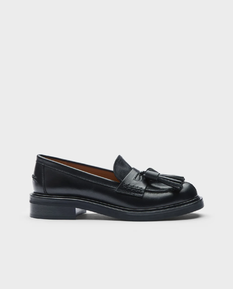 Czarne loafersy Albaredo - Image #0