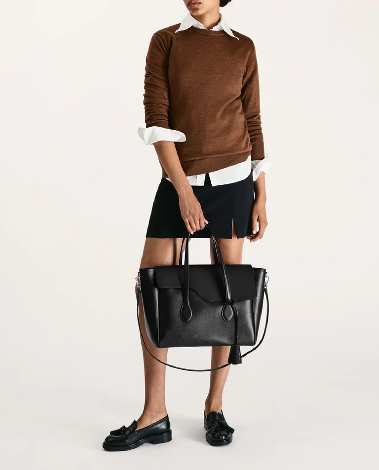 Czarne loafersy Albaredo - Image #1