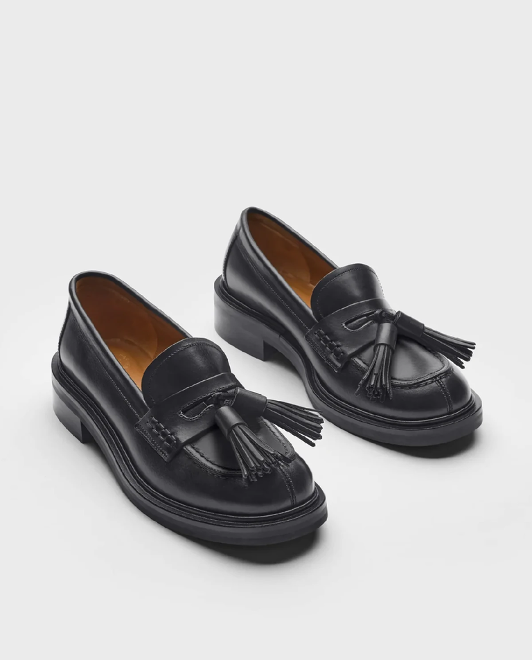 Czarne loafersy Albaredo - Image #2