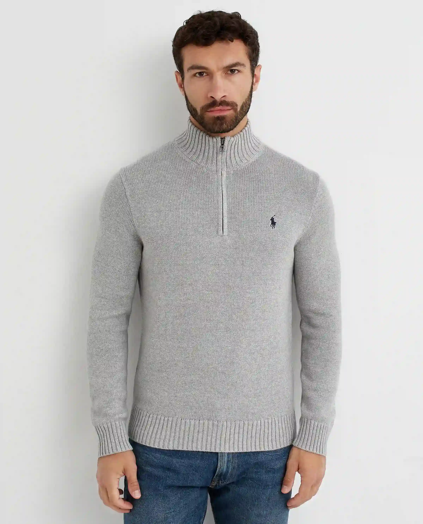Szary sweter Regular Fit - Image #0