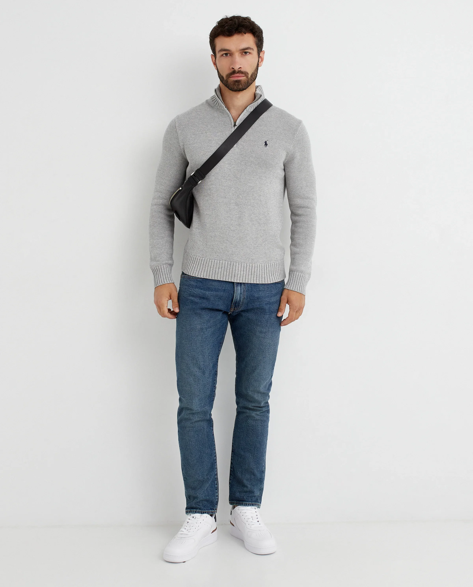 Szary sweter Regular Fit - Image #2