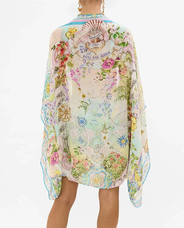 Wzorzyste jedwabne kimono - Image #3