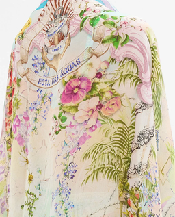 Wzorzyste jedwabne kimono - Image #4