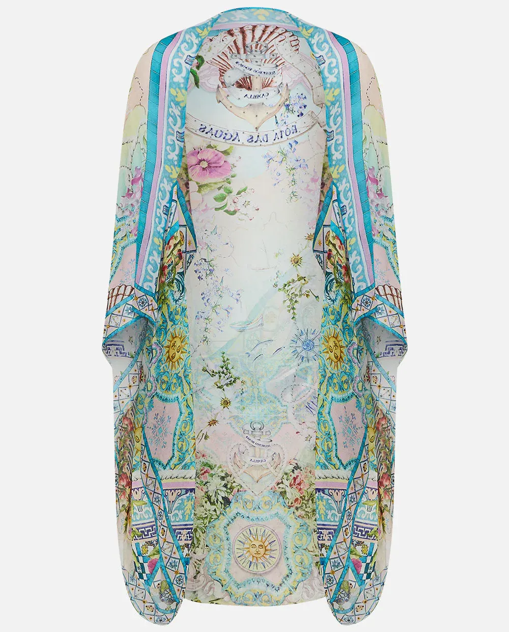 Wzorzyste jedwabne kimono - Image #1