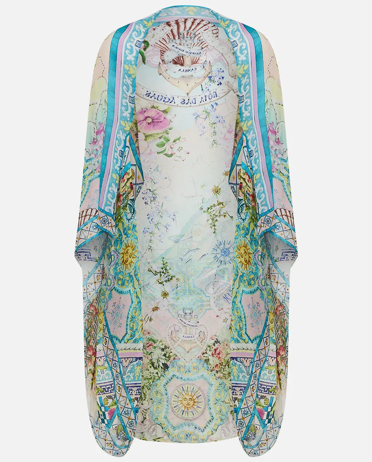 Wzorzyste jedwabne kimono - Image #1