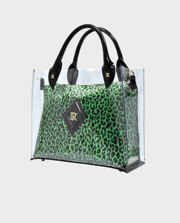 Silikonowa torebka Shopper Green Panther - Image #0