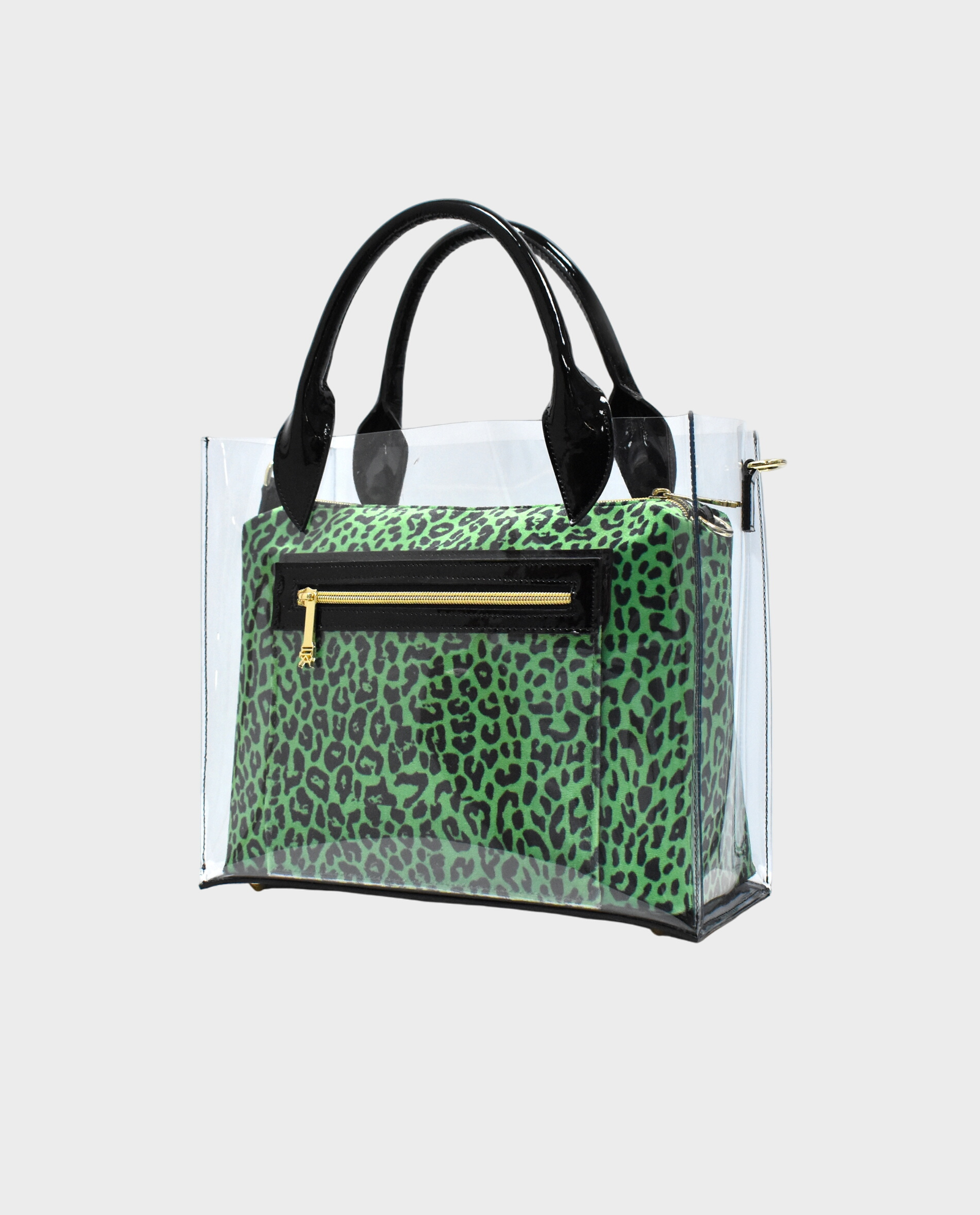 Silikonowa torebka Shopper Green Panther - Image #1