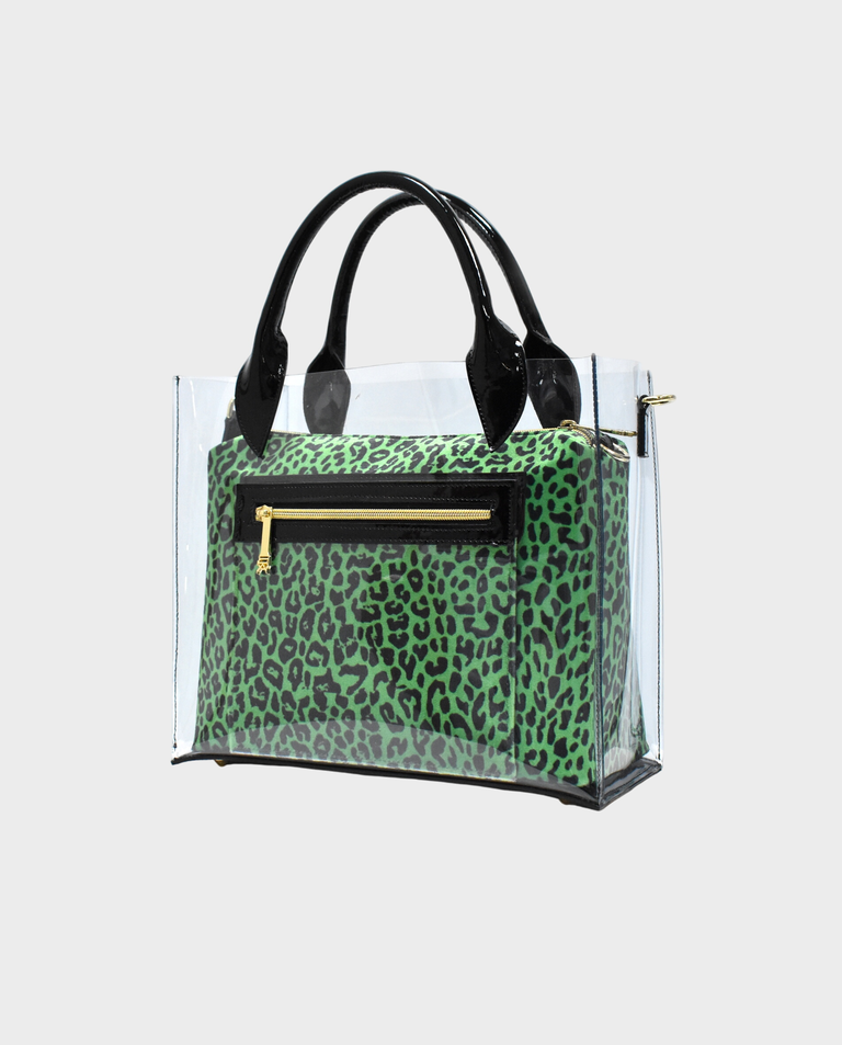 Silikonowa torebka Shopper Green Panther - Image #1