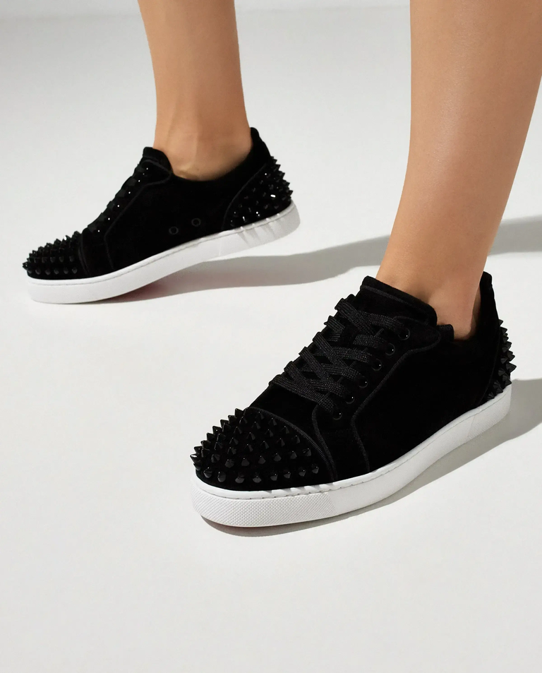 Zamszowe sneakersy Louise Junior - Image #1
