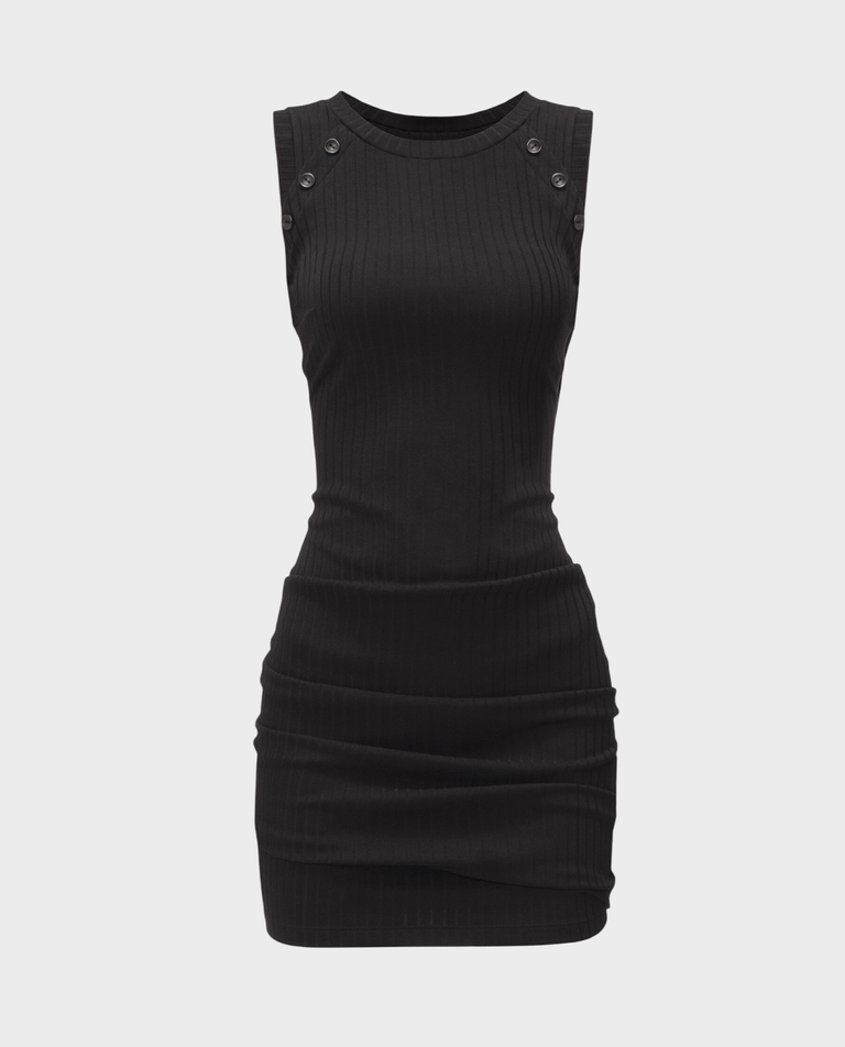 Czarna mini sukienka TANIA
