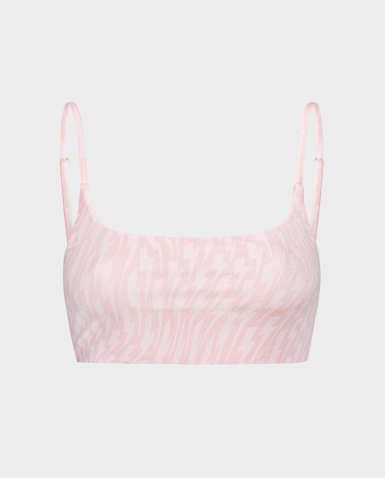 Różowy mini top