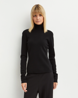 Czarny sweter z golfem May - Image #0