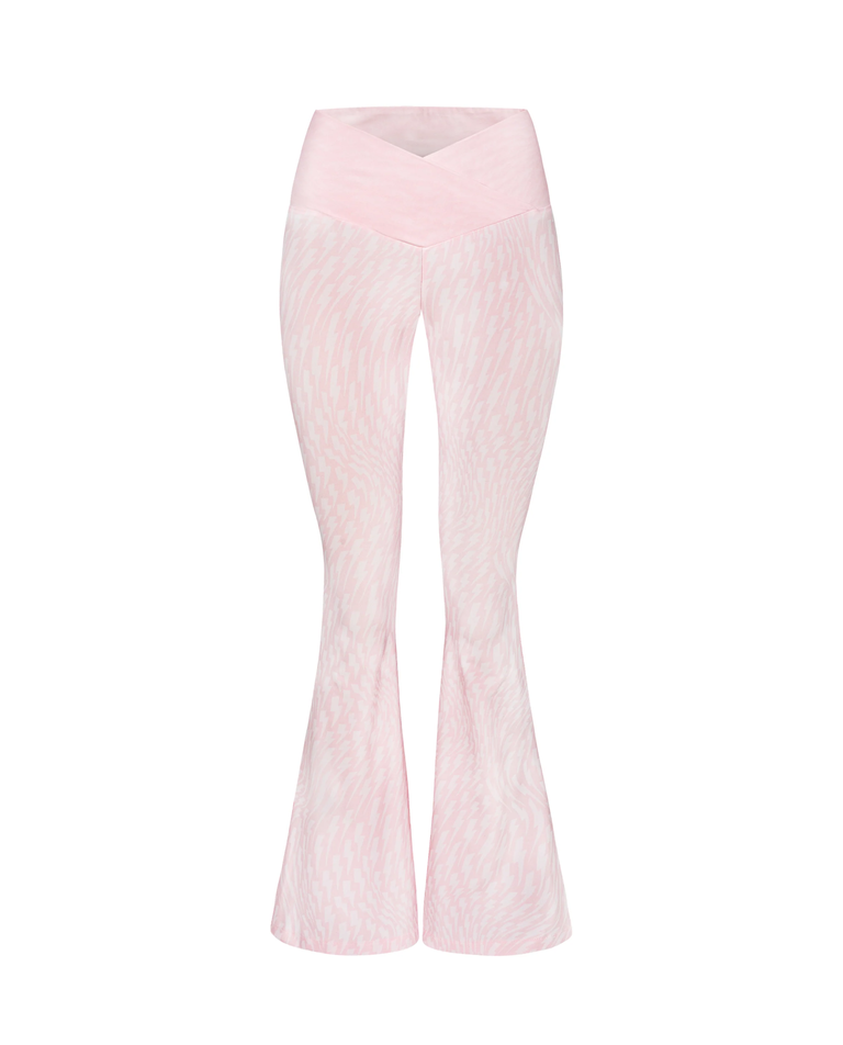 Różowe legginsy Flare - Image #5