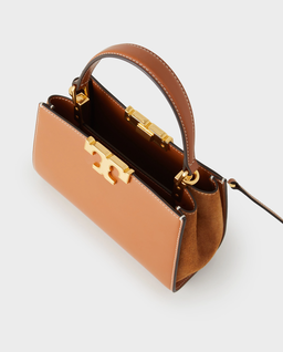 Brązowa torebka Mini Eleanor Satchel - Image #3