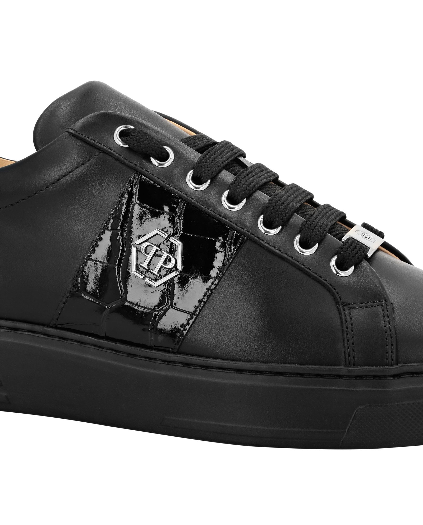 Skórzane sneakersy Lo-Top - Image #2