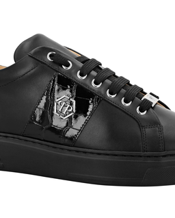 Skórzane sneakersy Lo-Top - Image #2