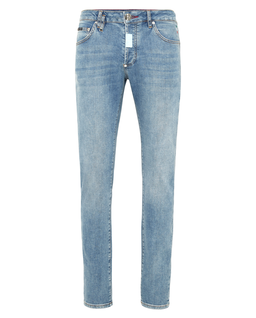 Niebieskie jeansy Hexagon Super Straight - Image #4