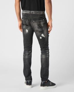Czarne jeansy Hexagon Super Straight - Image #1