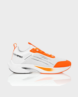 Biało-pomarańczowe sneakersy Sprint - 78 - Image #0