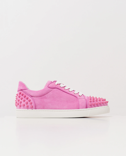 Różowe zamszowe sneakersy Vieira - Image #0
