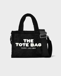 Czarna pluszowa torebka the Terry Small Tote - Image #0