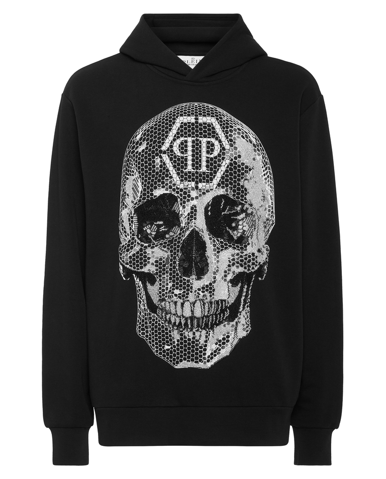 Czarna bluza z kapturem Skull - Image #5